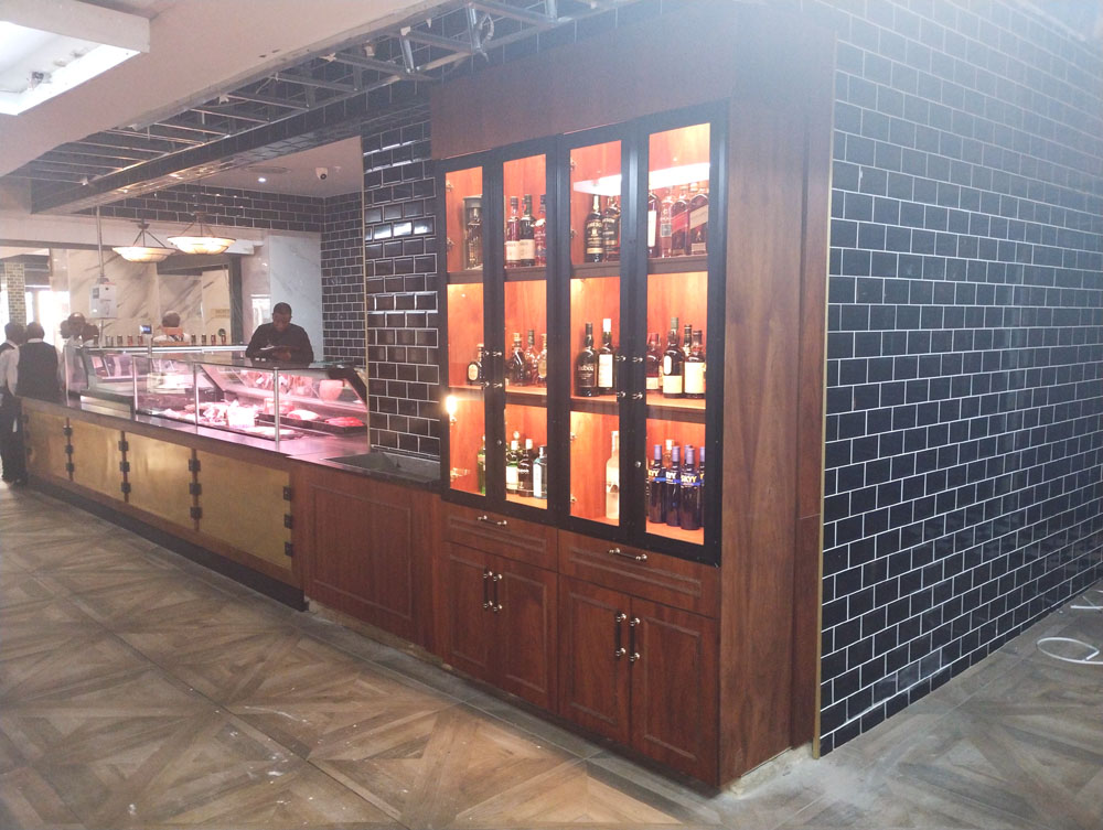 The Butcher Shop and Grill butchery counter, Mandela Square