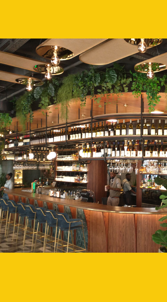 Proud Mary bar detail, The Bank Hotel Rosebank
