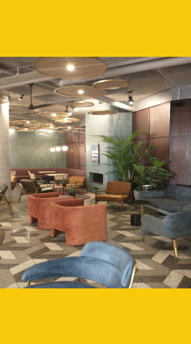 Proud Mary hotel foyer, The Bank Hotel Rosebank