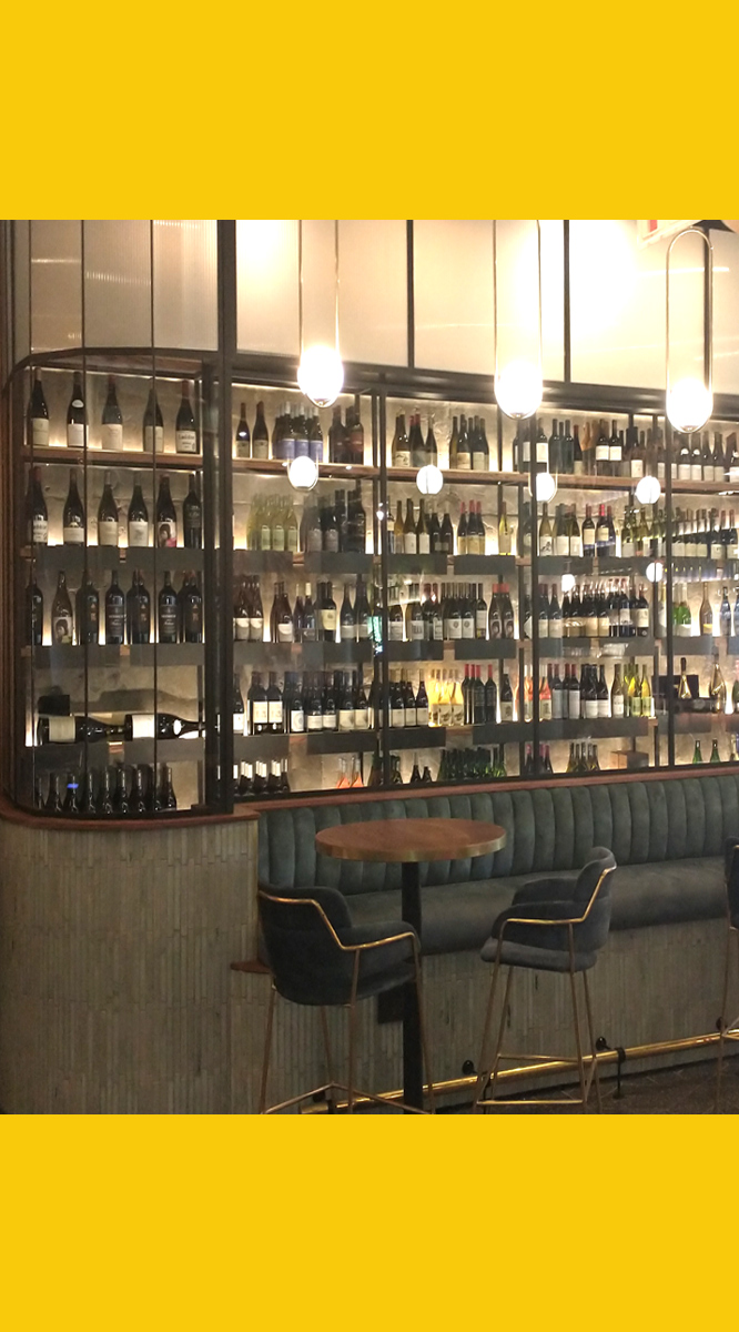 Proud Mary wine cellar, The Bank Hotel Rosebank